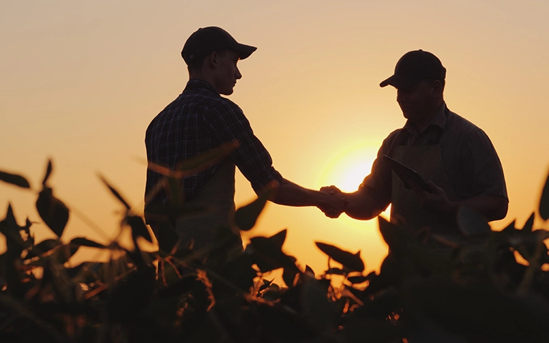 farmer in field